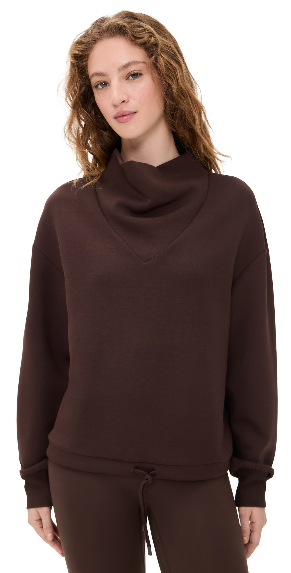 Varley Betsy Sweatshirt Coffee Bean M | Shopbop