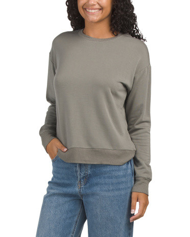 Crew Neck French Ribbed Sweater | Women | Marshalls | Marshalls