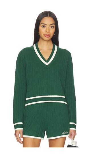 Malbon Willow Sweater in Dark Green. - size M | Revolve Clothing (Global)
