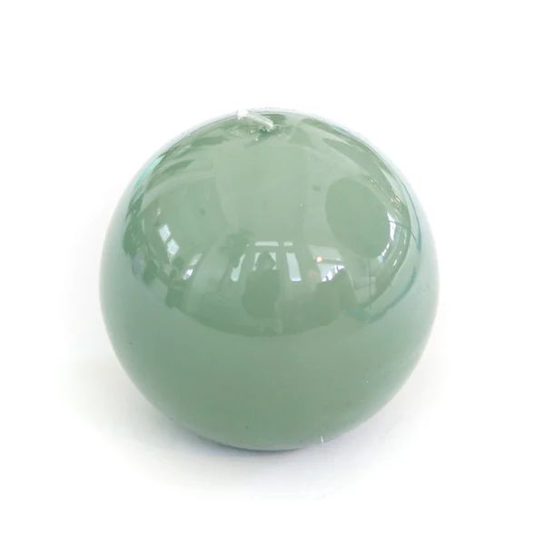 Lacquer Sphere Candle, Jade Green | The Avenue