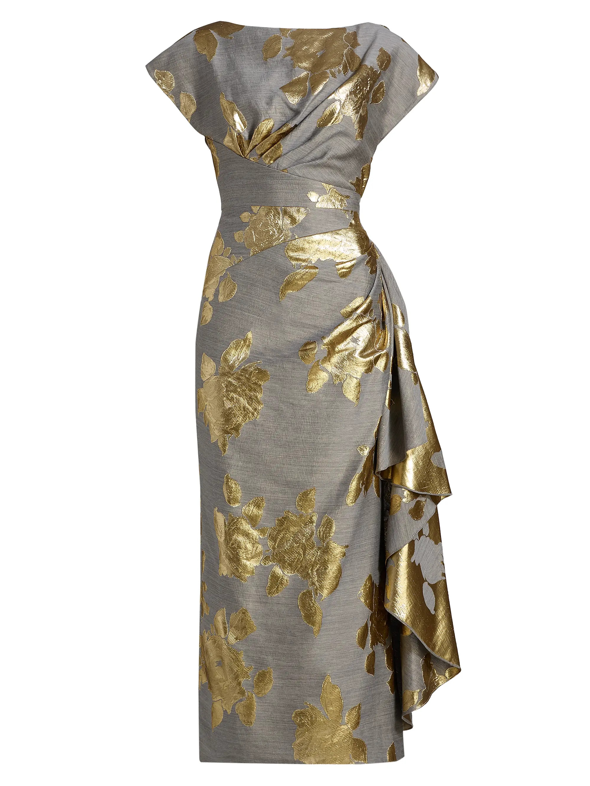 Florence Metallic Floral Cocktail Dress | Saks Fifth Avenue