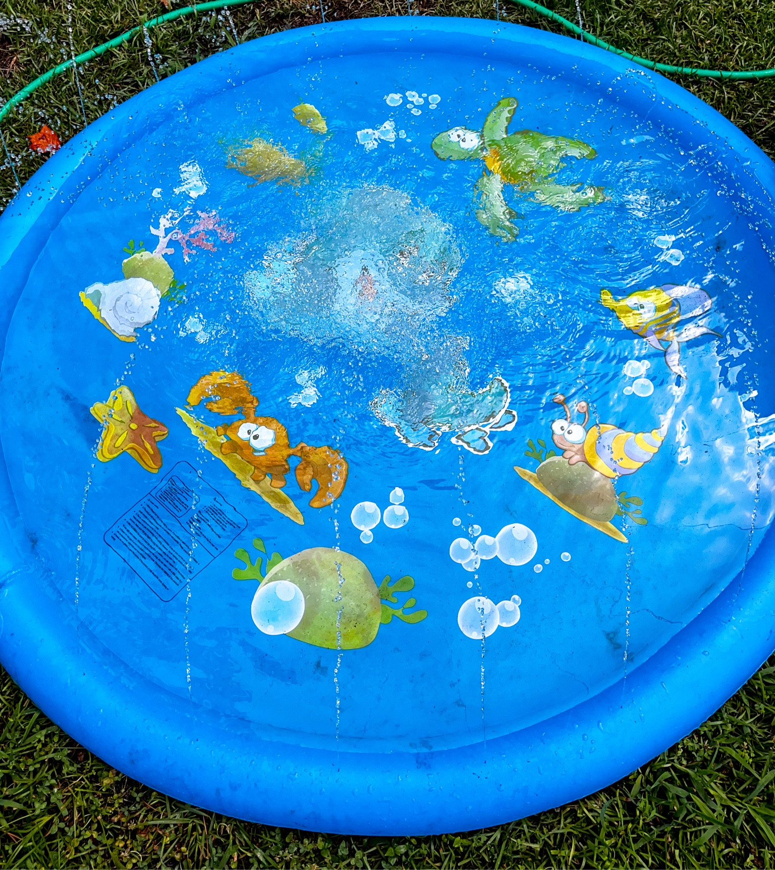 Inflatable sprinkler water play pool mat. My toddler spends hours playing in it! 🐠 🐟 🐢 🦈 🦀 💦

#LTKKids #LTKFindsUnder100 #LTKFindsUnder50
