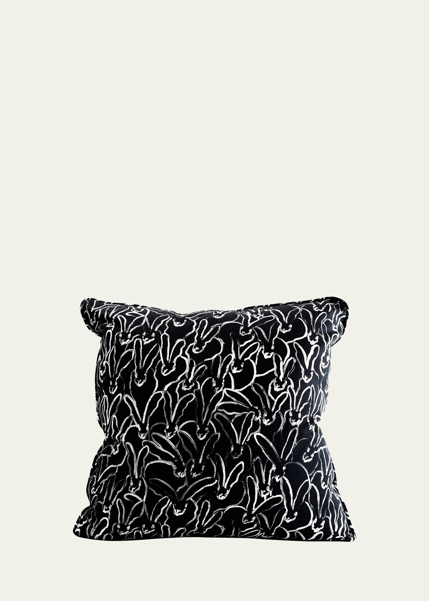 Hunt Slonem Rabbit Run Pillow, 22" | Bergdorf Goodman
