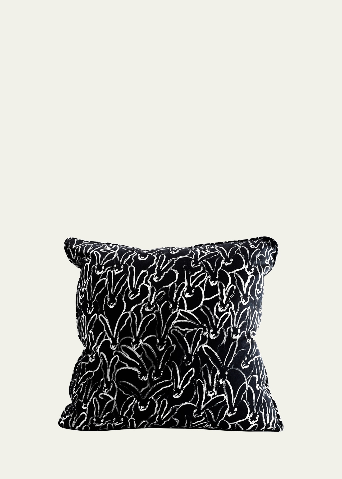 Hunt Slonem Rabbit Run Pillow, 22" | Bergdorf Goodman