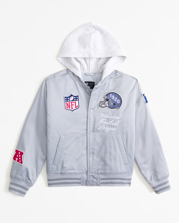 nfl hooded bomber jacket | Abercrombie & Fitch (US)
