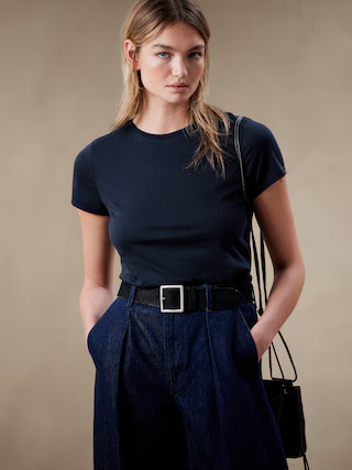 SUPIMA® Crew-Neck T-Shirt | Banana Republic (US)