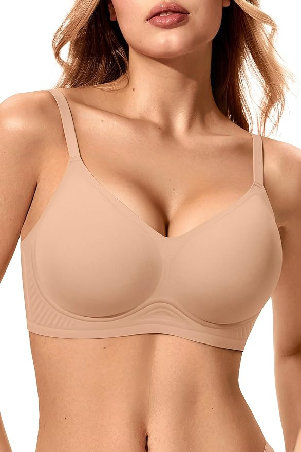 LetsJoli Jelly Bras for Women 2026 No Underwire Wireless Tshirt Bra Push Up Seamless Bralettes w ... | Amazon (US)