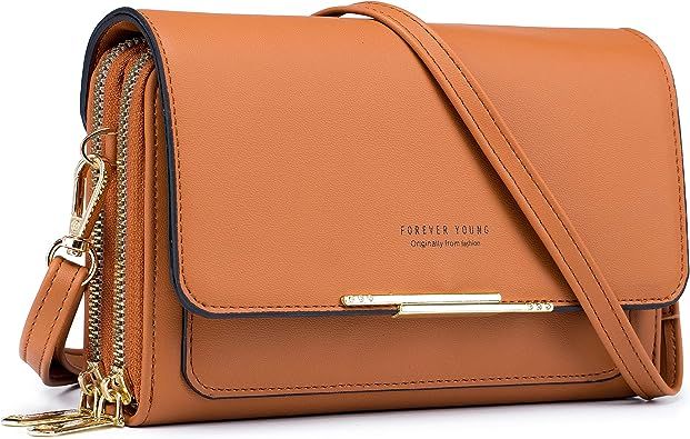 Roulens Small Crossbody Shoulder Bag for Women,Cellphone Bags Card Holder Wallet Purse and Handba... | Amazon (US)