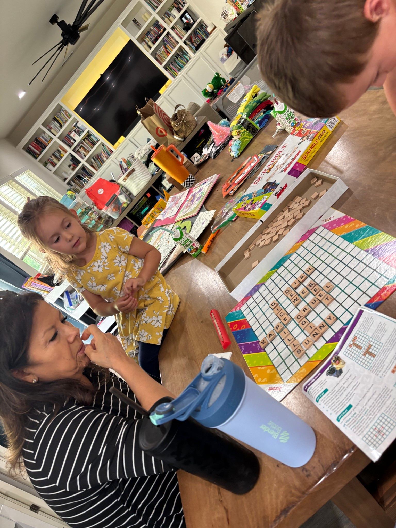 We got scrabble junior and it’s such a good learning game. 

He’s doing math to add points. 

We are spelling words together. 

He’s telling me if they’re consonants or vowels. 

And I get to play scrabble which I love 🤣

#LTKKids #LTKmomlife