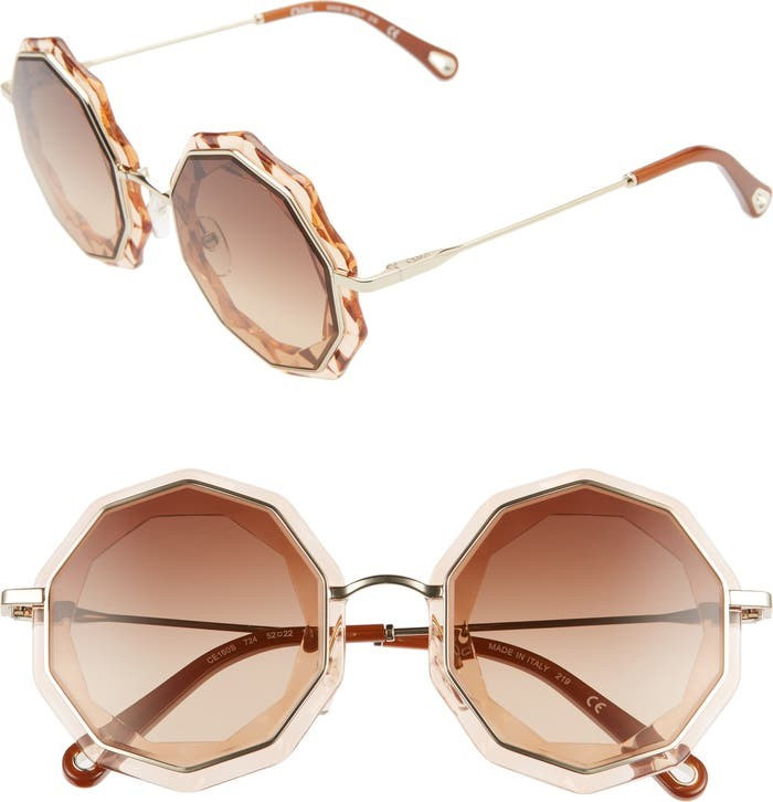 52mm Round Sunglasses | Nordstrom Rack