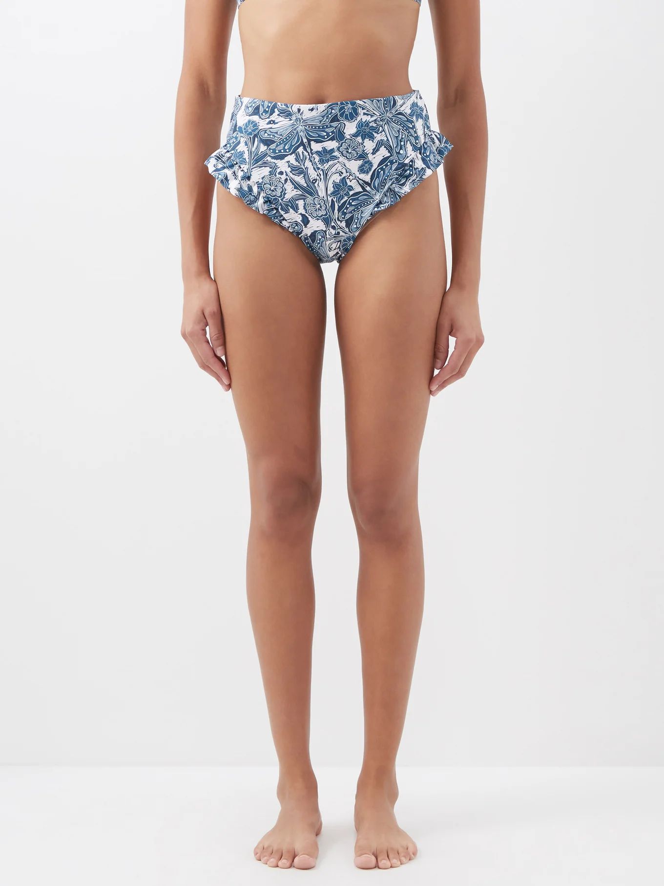 Jengibre high-rise recycled-fibre bikini briefs | Agua by Agua Bendita | Matches (US)