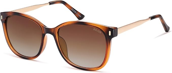 SOJOS Classic Square Polarized Sunglasses for Women Oversized Trendy Retro UV Protection Shade SJ... | Amazon (US)