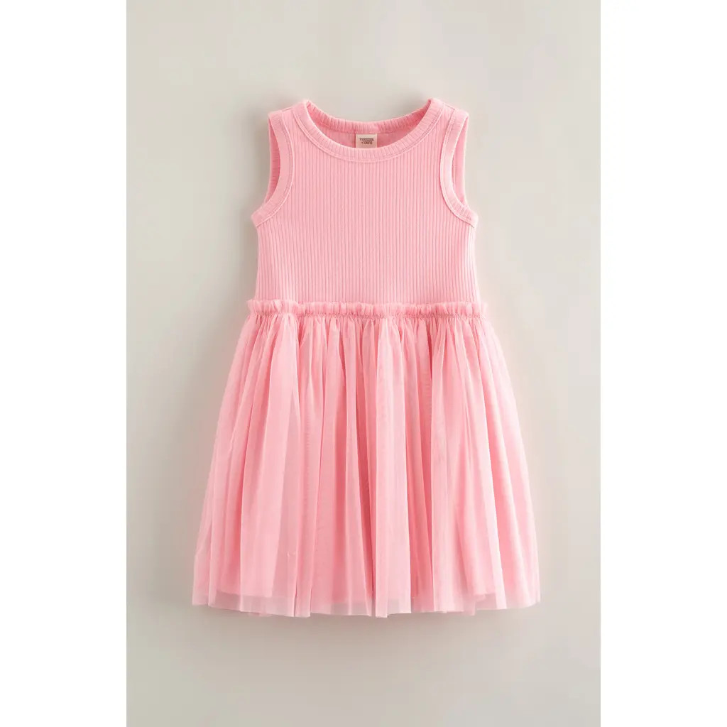 Tucker + Tate Kid's Mixed Media Tutu Dress in Pink Prism at Nordstrom Rack, Size 5 | Nordstrom Rack
