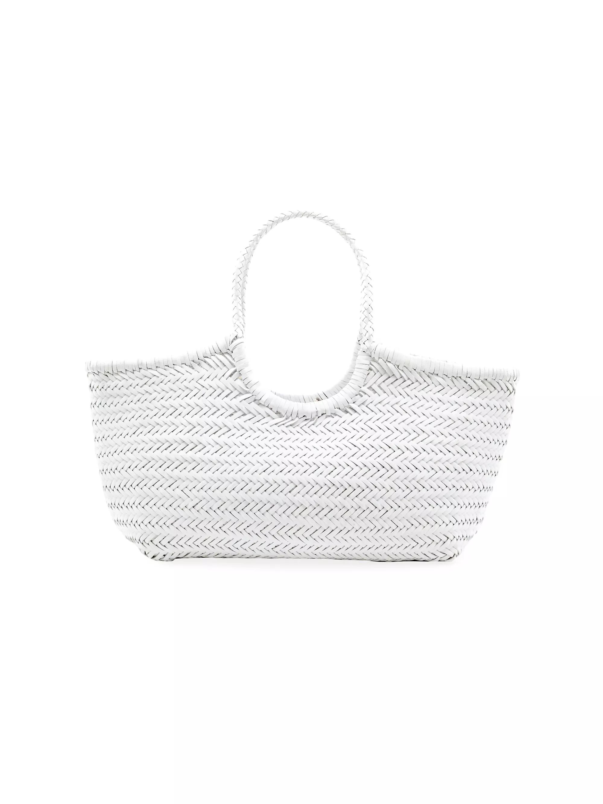 Nantucket Woven Leather Basket Bag | Saks Fifth Avenue