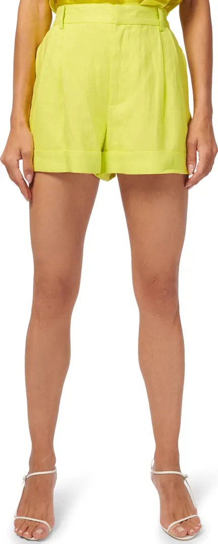 CAMI NYC Ravi High Waist Linen Shorts | Nordstrom | Nordstrom