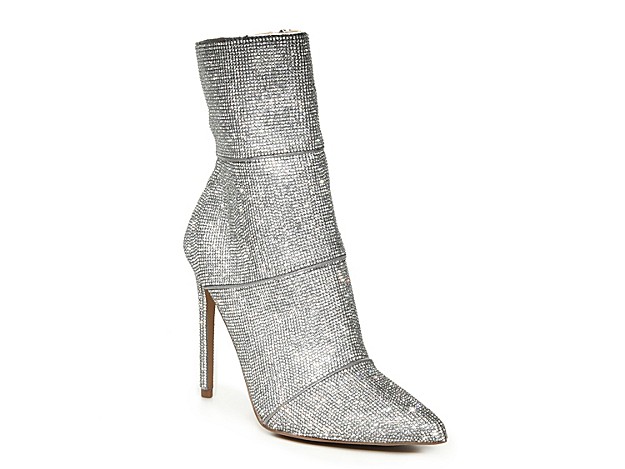Steve Madden Winona Bootie - Women's - Silver Metallic | DSW