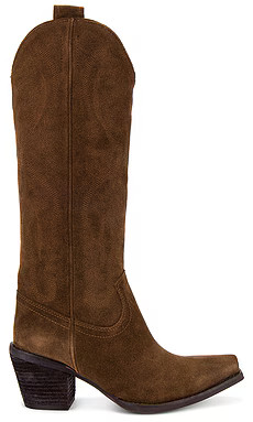 Jeffrey Campbell Rancher-K Boot in Brown Suede from Revolve.com | Revolve Clothing (Global)