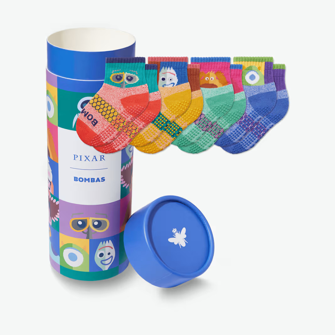 Toddler Pixar | Bombas Calf Sock 4-Pack Gift Box | Bombas