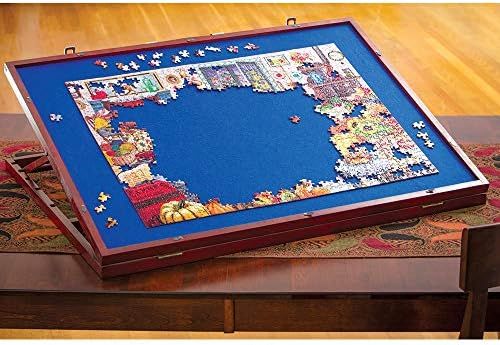 Bits and Pieces - Jumbo 1500 pc Puzzle-Expert Table Top Easel - Adjustable Plateau w/Felt Top | Amazon (US)