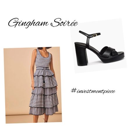 For Derby  and beyond- loving this gingham dress with platforms for all spring and summer events! #investmentpiece 

#LTKover40 #LTKstyletip #LTKSeasonal