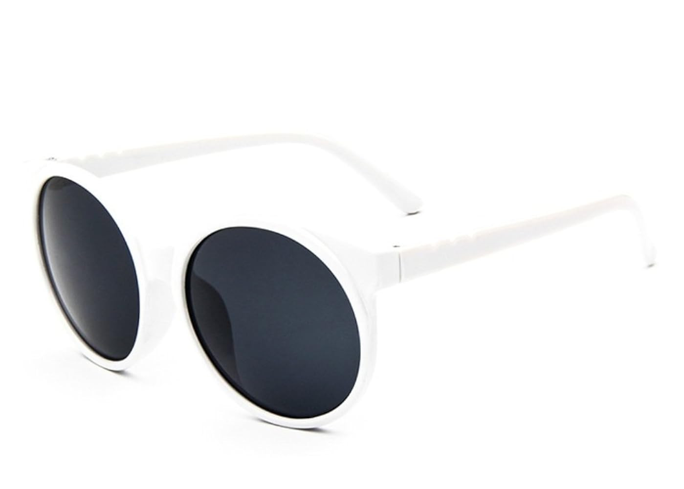 Chezi Women's Plastic Full Frame Iridium Mirrored Circle Lens Round Sunglasses | Amazon (US)