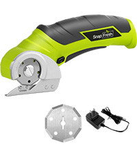 SnapFresh Cordless Electric Scissors, 4V Electric Mini Box Cutter, Carpet & Cardboard Cutter Tool... | Amazon (US)