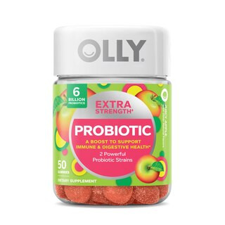 OLLY Extra Strength Probiotic Gummies, 6 Billion CFUs, 2 Probiotic Strains, 50CT | CVS Health