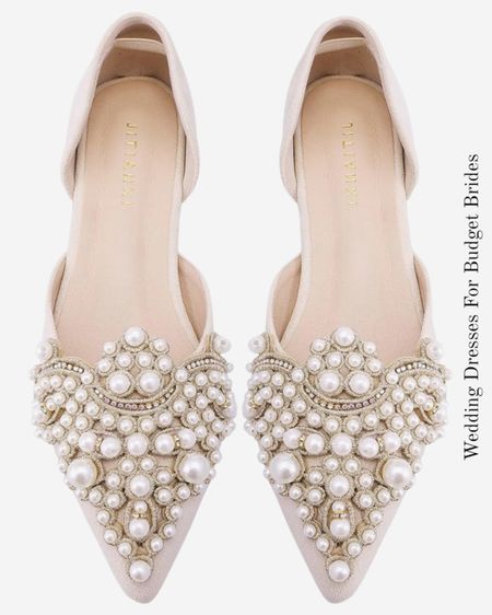 So pretty! Foldable pearl ballet flats .

#comfortableweddingflats #weddingshoes #brideshoes #bridalshoes #bridalpartyflats 

#LTKwedding #LTKshoecrush #LTKfindsunder50