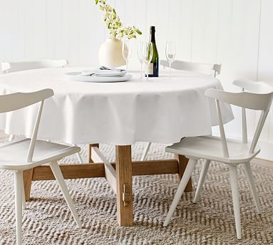 Entertaining Essentials Cotton Round Tablecloth | Pottery Barn (US)