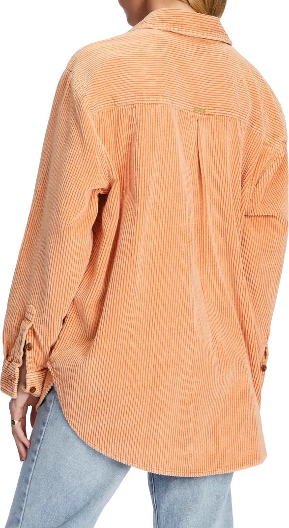 Always Golden Oversize Cotton Corduroy Shirt Jacket | Nordstrom