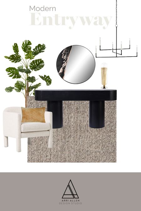 Modern Entryway Sale | Credenza |   Accent Chair | Rug | Faux Plant | Chandelier | Mirror | Accessories | Pillow ✨

#LTKunder100 #LTKsalealert #LTKhome