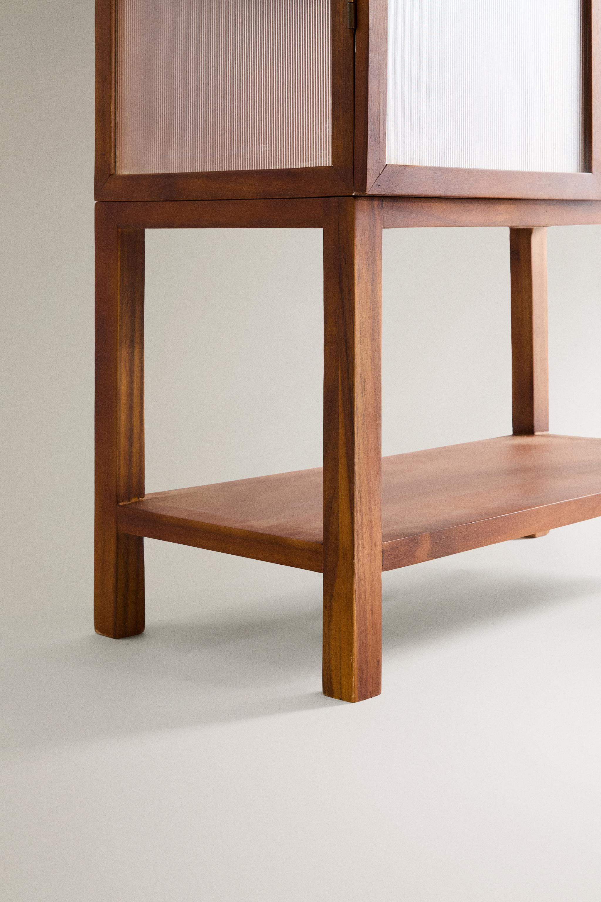 ACACIA WOOD SIDEBOARD WITH GLASS DOORS | Zara US