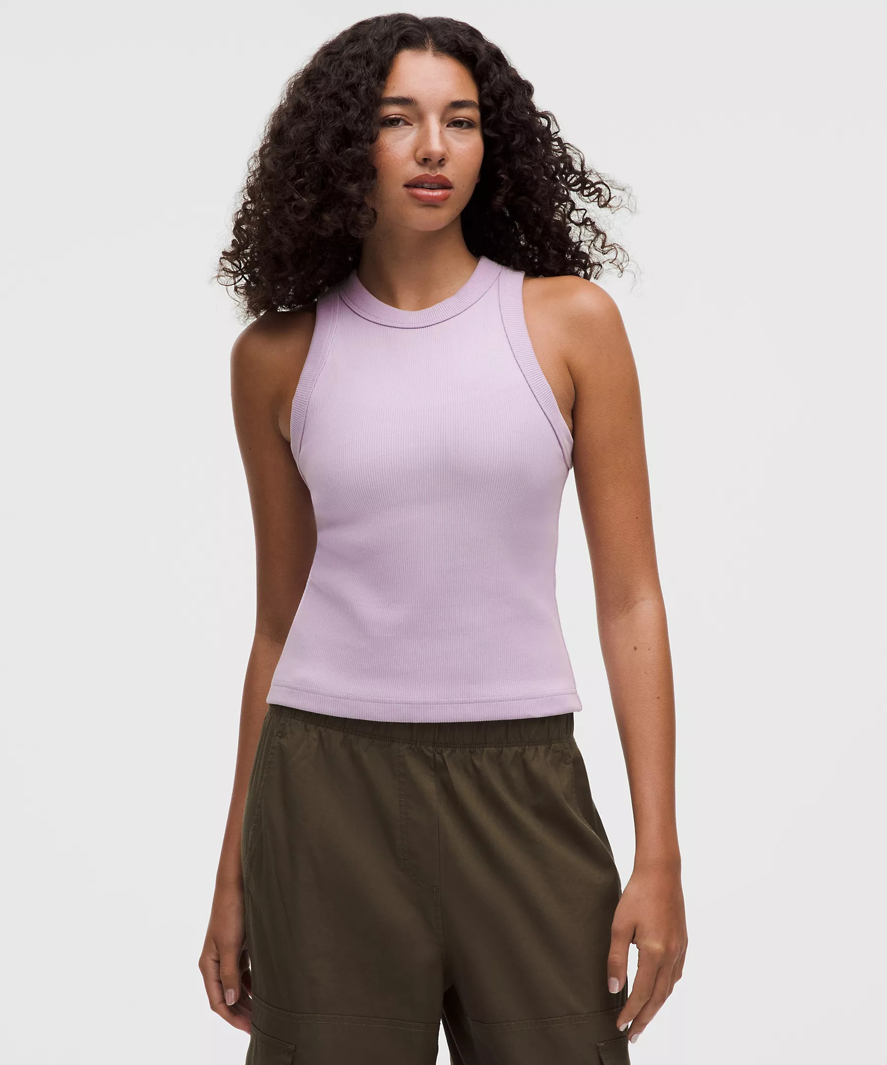 Ribbed Heavyweight Cotton Racerback Tank Top | Lululemon (US)