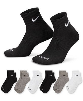 Unisex 6-Pack Dri-FIT Ankle Socks | Macy's