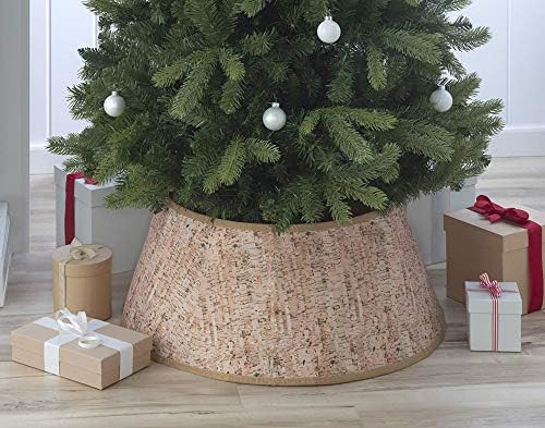 New Traditions - Christmas Tree Collar (Printed Tree Collar - Cork Printed Fabric) | Amazon (US)