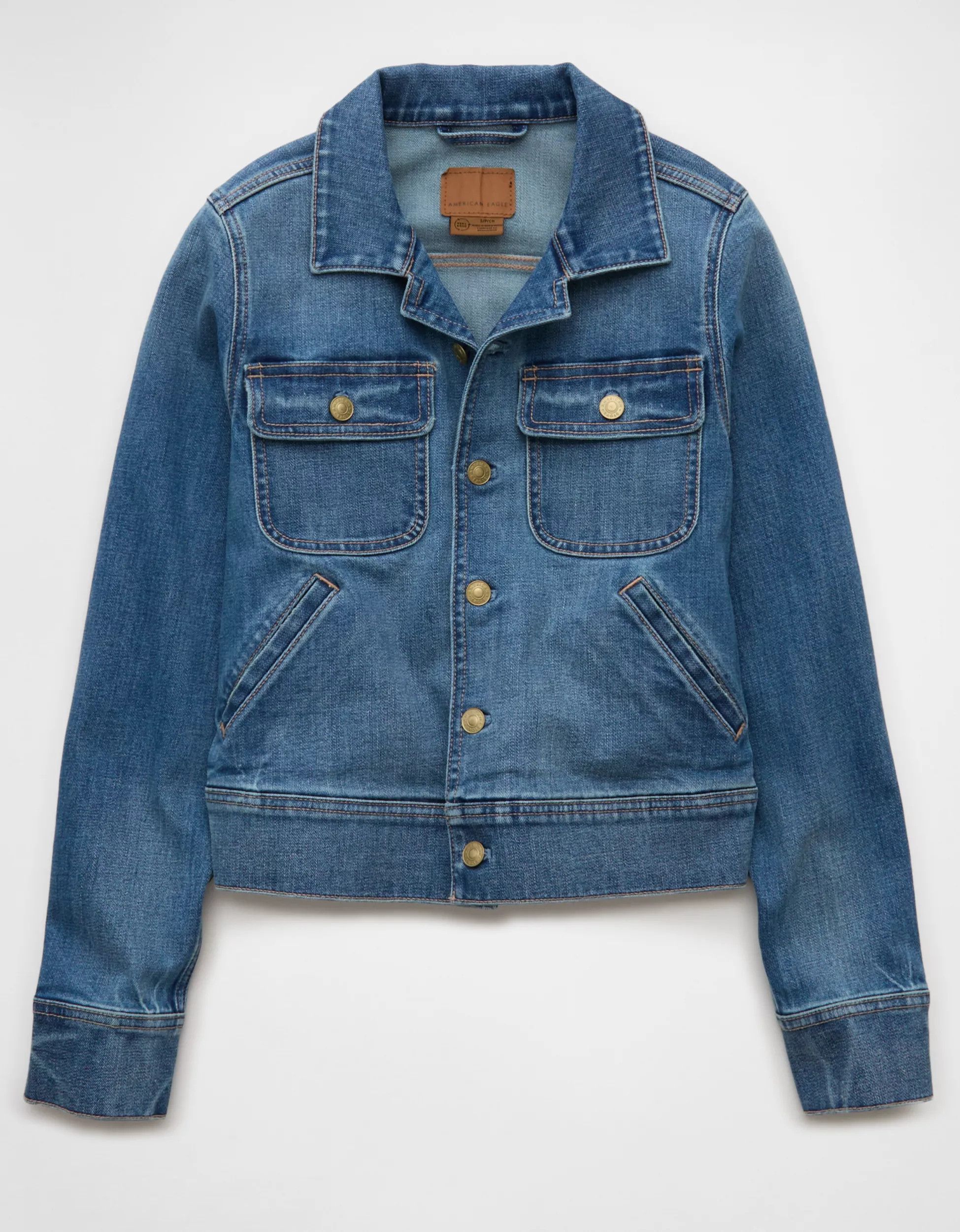 AE Preppy Denim Jacket | American Eagle Outfitters (US & CA)