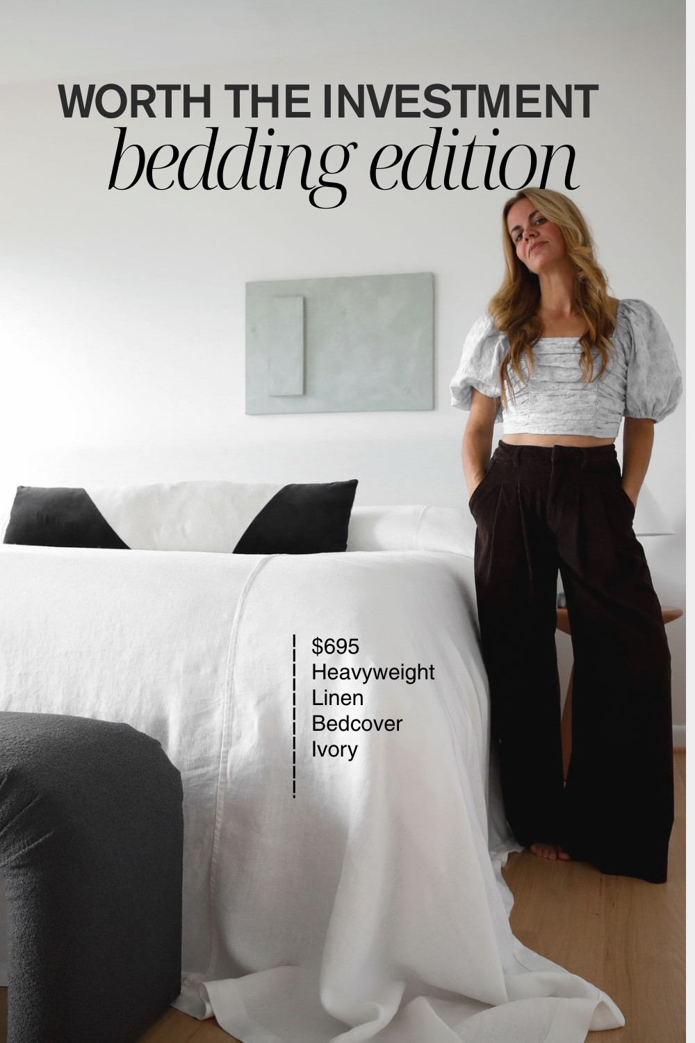 Bedding sets the tone for the entire room.

This one has:
- Substantial weight
- Natural texture
- A tone that works year-round

#WorthTheInvestment #LinenBedCover #BedroomDesign #LayeredLiving #UnclutteredHome #LTKHome 

 