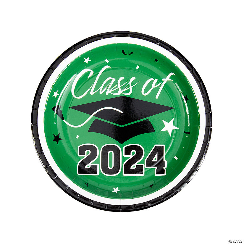 Class of 2024 Paper Dinner Plates - 25 Ct. | Oriental Trading Company