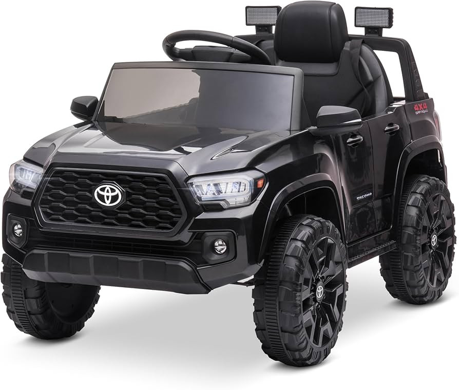 Kidzone 12V Ride on Truck, Battery Powered Licensed Toyota Tacoma Electric Car for Kids, Electric... | Amazon (US)