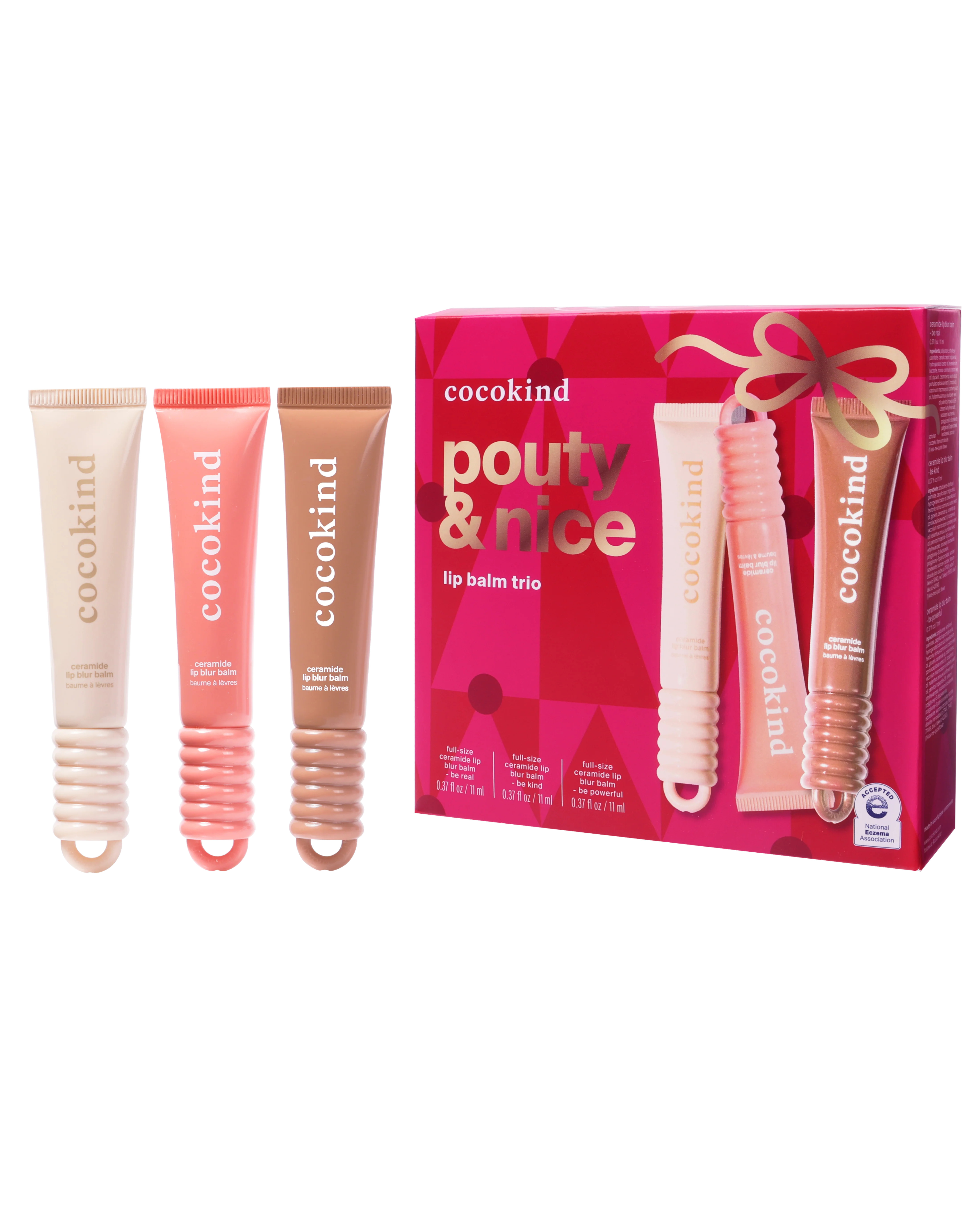 Pouty & Nice Lip Balm Trio | Cocokind