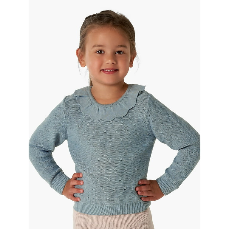 Modern Moments by Gerber Baby and Toddler Girl Pointelle Sweater, Sizes 12 Months -5T | Walmart (US)