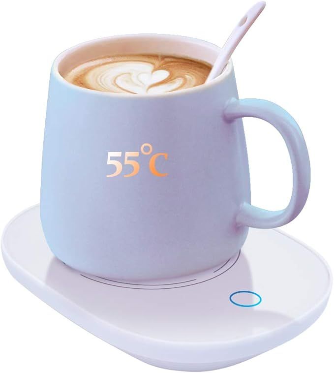 Coffee Mug Warmer for Desk, Electric Milk Tea Cocoa Beverage Coffee Cup Warmer Plate for Office H... | Amazon (US)