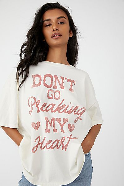 Don't Go Breaking My Heart Tee | Free People (Global - UK&FR Excluded)