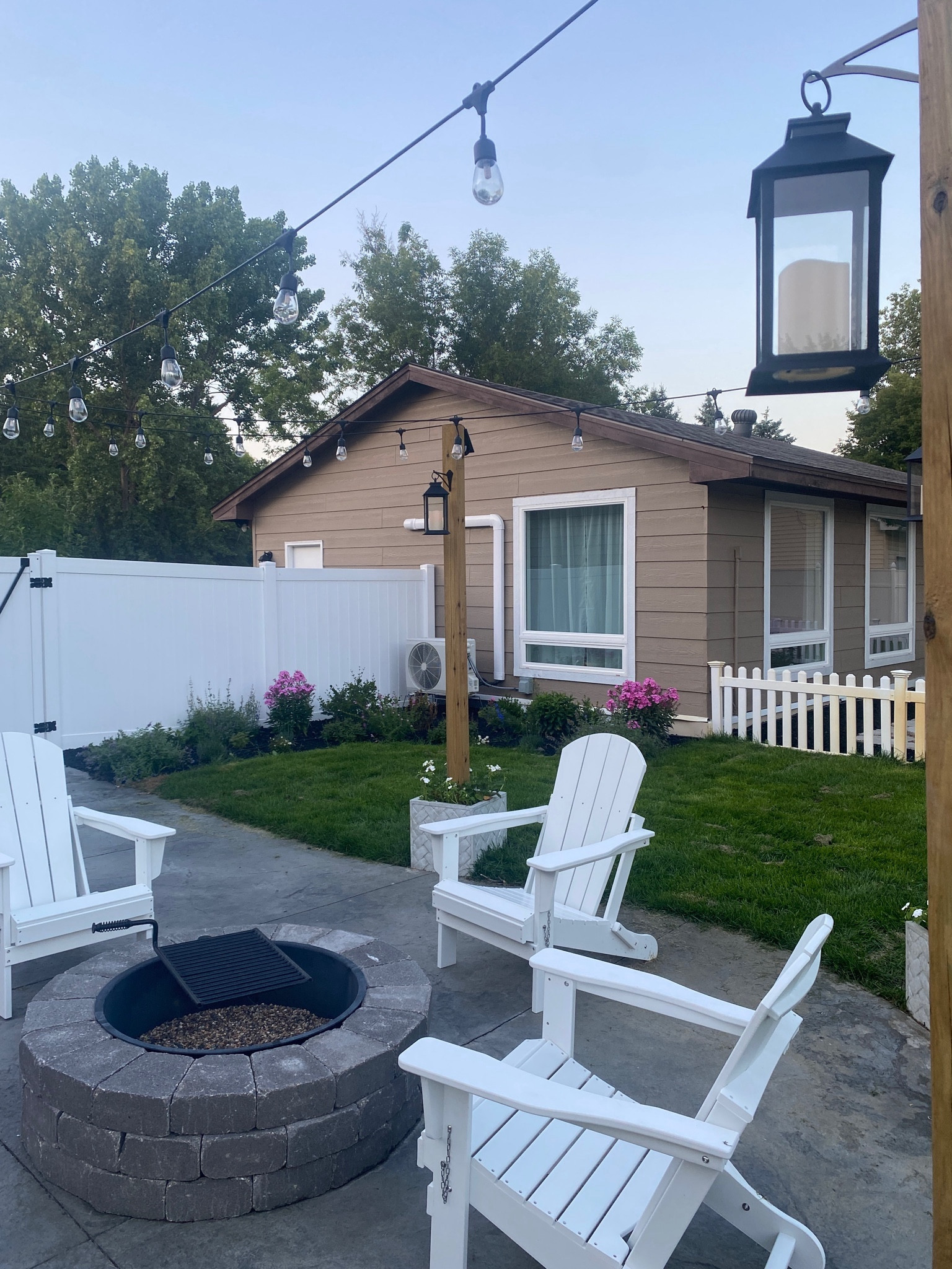 Our fire pit and patio furniture 

#LTKhome