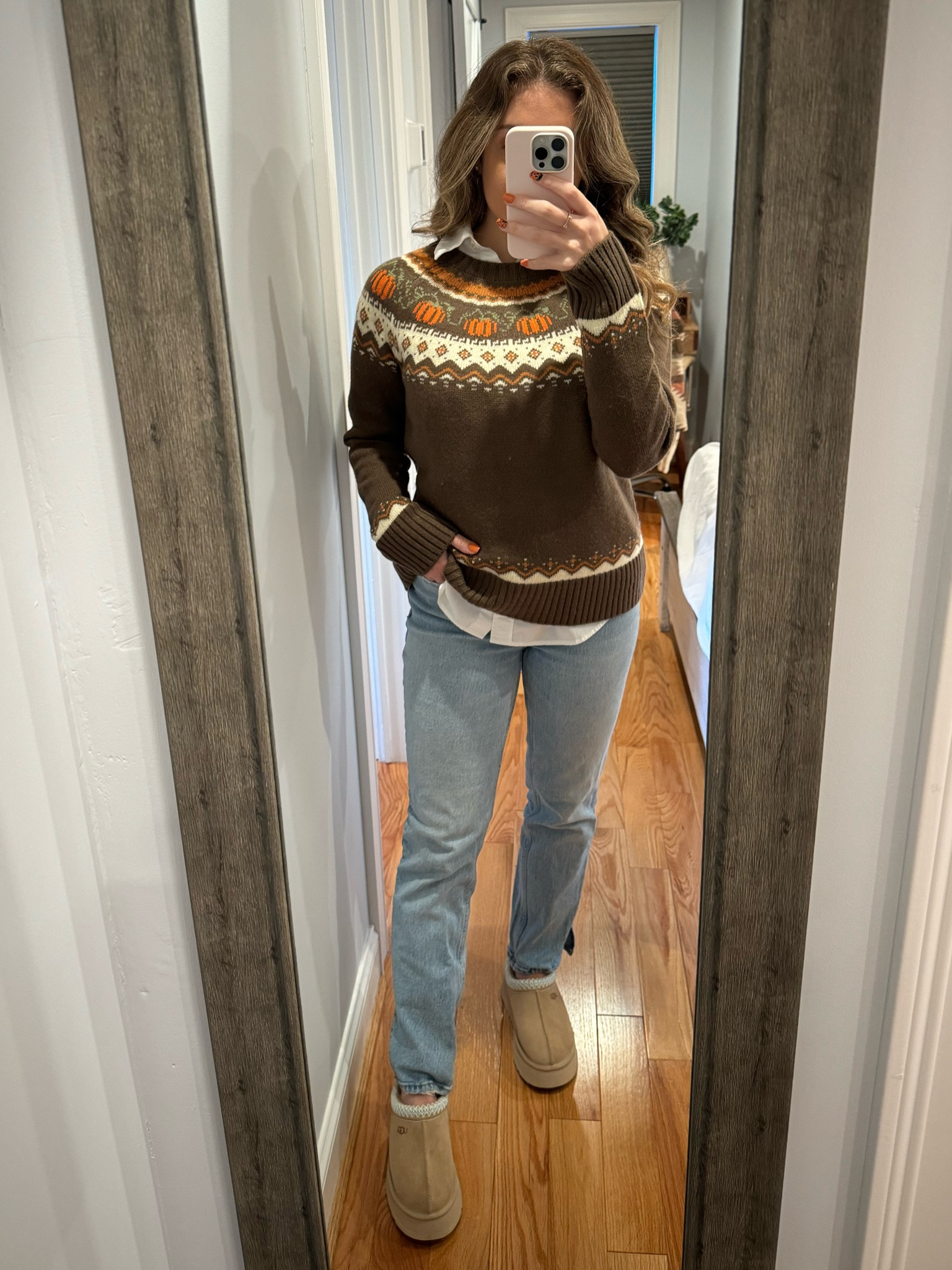 The classic Kiel James Patrick pumpkin sweater for fall! It’s a bit itchy so I wear a white button up underneath. Super cute for the spooky season!

#LTKSeasonal #LTKHalloween #LTKHoliday
