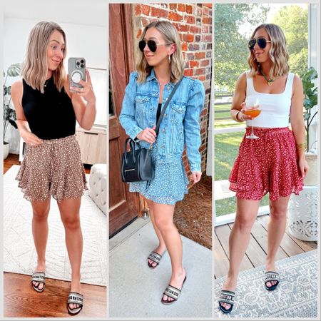 The perfect Summer skort and it’s under $30! I have the blue, red + brown! 🙌🏻 Perfect for those days you want to be comfy but still look dressed up/put together! 

Amazon fashion, skorts, summer outfits, vacation outfits  

#LTKFindsUnder100 #LTKSaleAlert #LTKStyleTip
