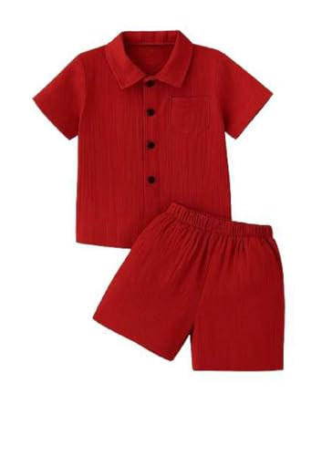 Toddler Daily & Summer Wear Outfit for Boys & Girls – Shirt and Shorts Set, Kids Clothing for 1... | Amazon (US)