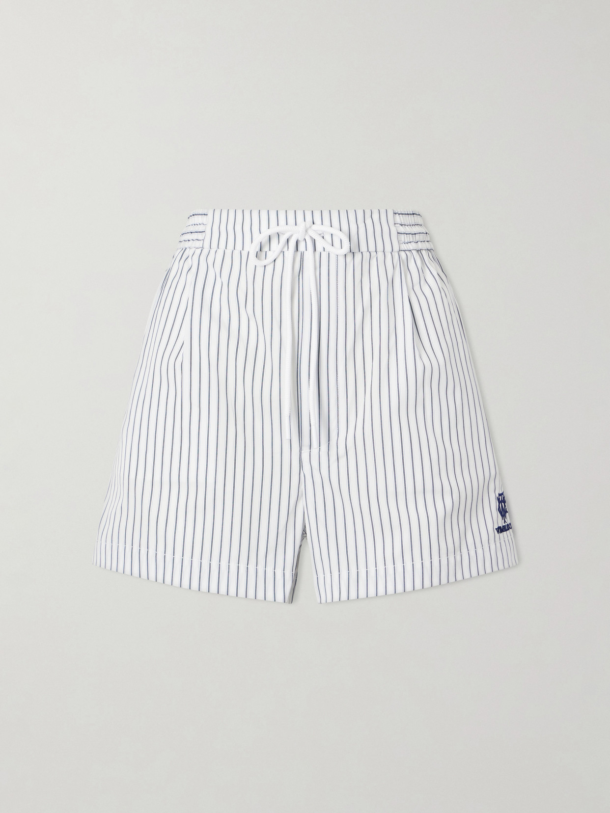 Polo Ralph Lauren - + Wimbledon Logo-embroidered Striped Cotton Shorts - Blue | NET-A-PORTER (UK & EU)