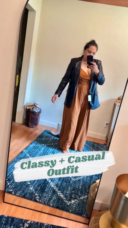 A loose jumpsuit over a fancy blazer for an elevated but casual look in New York for the Better Homes and Garden Stylemaker event!

#LTKstyletip #LTKplussize #LTKCon
