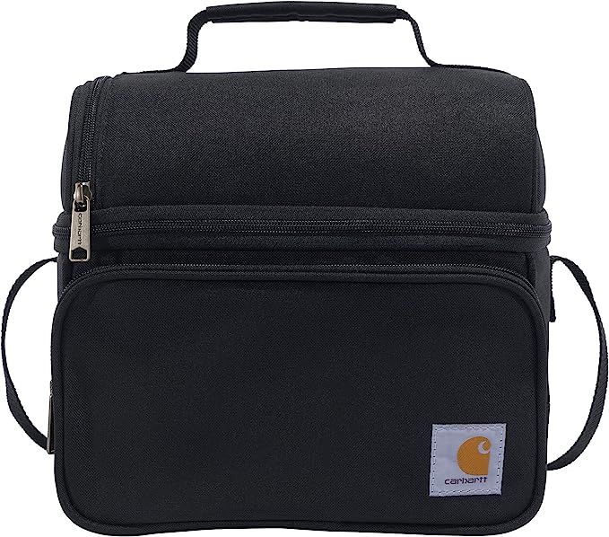Amazon.com : Carhartt Deluxe Dual Compartment Insulated Lunch Cooler Bag, Black : Sports & Outdoo... | Amazon (US)